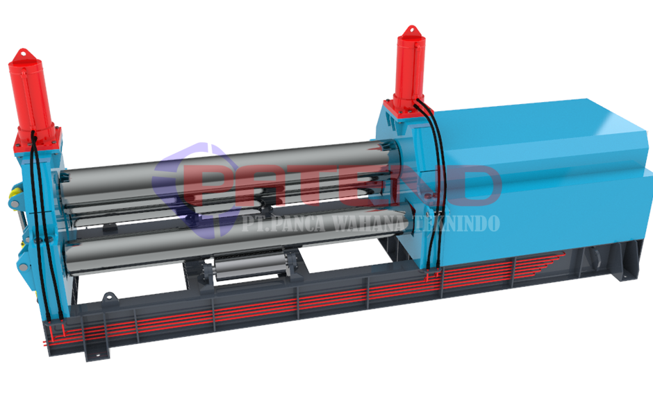 MESIN ROLL PLAT 35 MM L=2,5 Meter HYDRAULIC