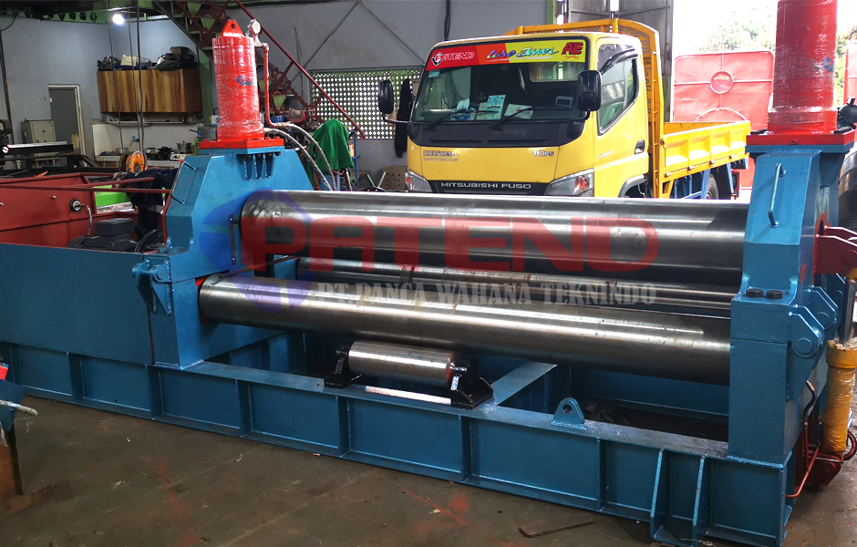 MESIN ROLL PLAT 35 MM L=2,5 Meter HYDRAULIC