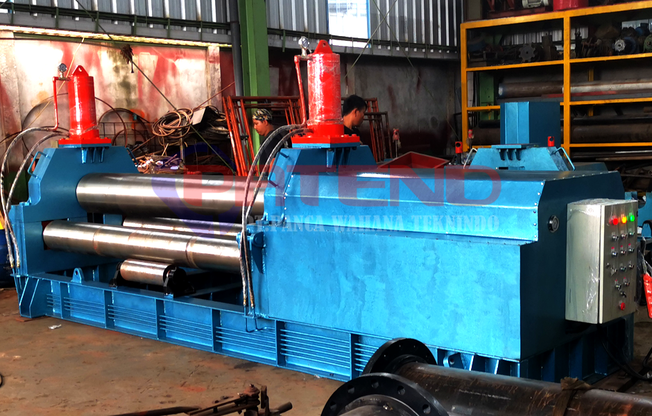 MESIN ROLL PLAT 35 MM L=2,5 Meter HYDRAULIC
