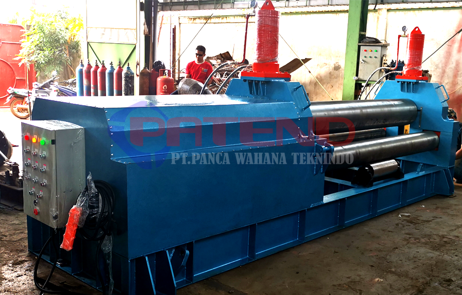 MESIN ROLL PLAT 35 MM L=2,5 Meter HYDRAULIC