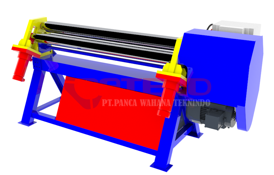 MESIN ROLL PLAT HYDRAULIC 3 MM L=1.3 Meter