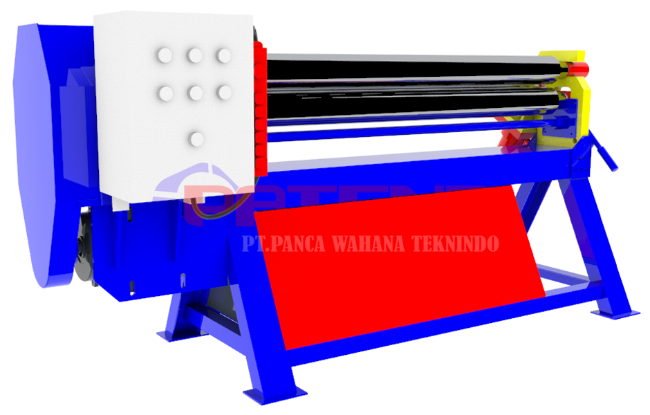 MESIN ROLL PLAT HYDRAULIC 3 MM L=1.3 Meter