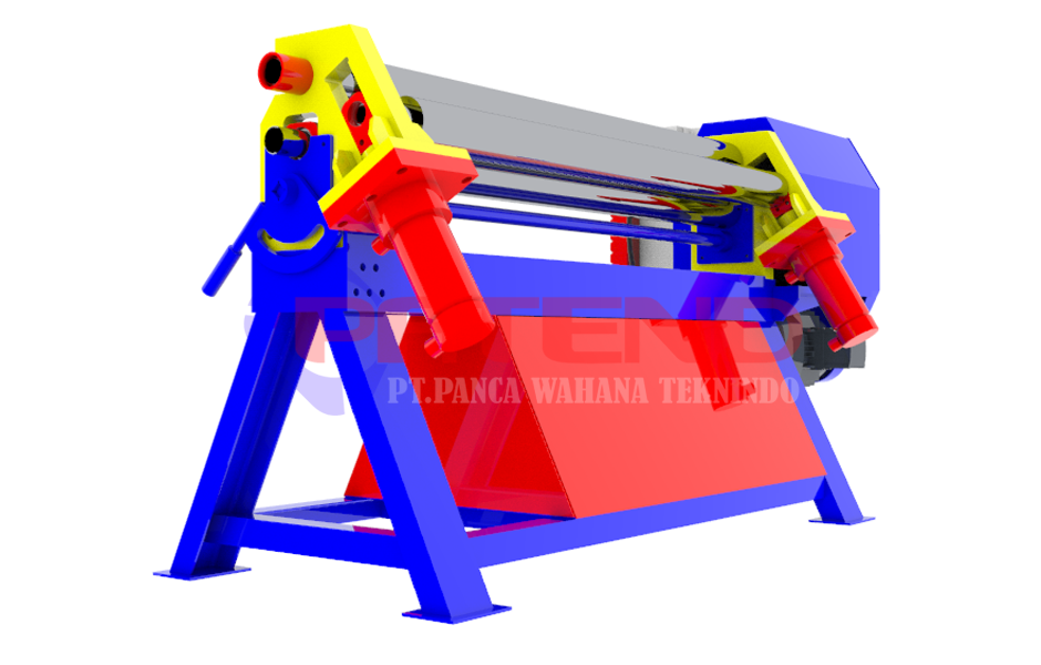 MESIN ROLL PLAT HYDRAULIC 3 MM L=1.3 Meter