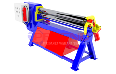 MESIN ROLL PLAT HYDRAULIC 3 MM L=1.3 Meter