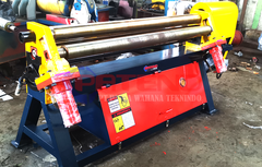 MESIN ROLL PLAT HYDRAULIC 3 MM L=1.3 Meter
