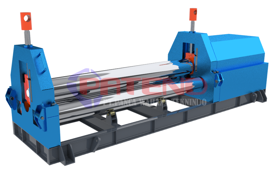 MESIN ROLL PLAT 8 MM L= 2 METER
