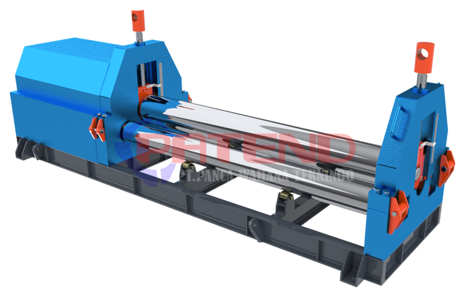 MESIN ROLL PLAT 10 MM L= 2 METER