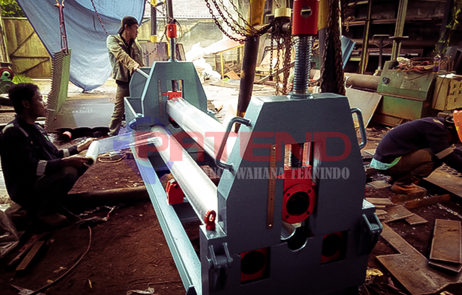 MESIN ROLL PLAT 10 MM L= 2 METER