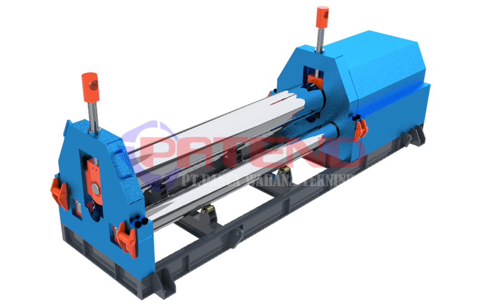 MESIN ROLL PLAT 12 MM L= 2 METER MANUAL