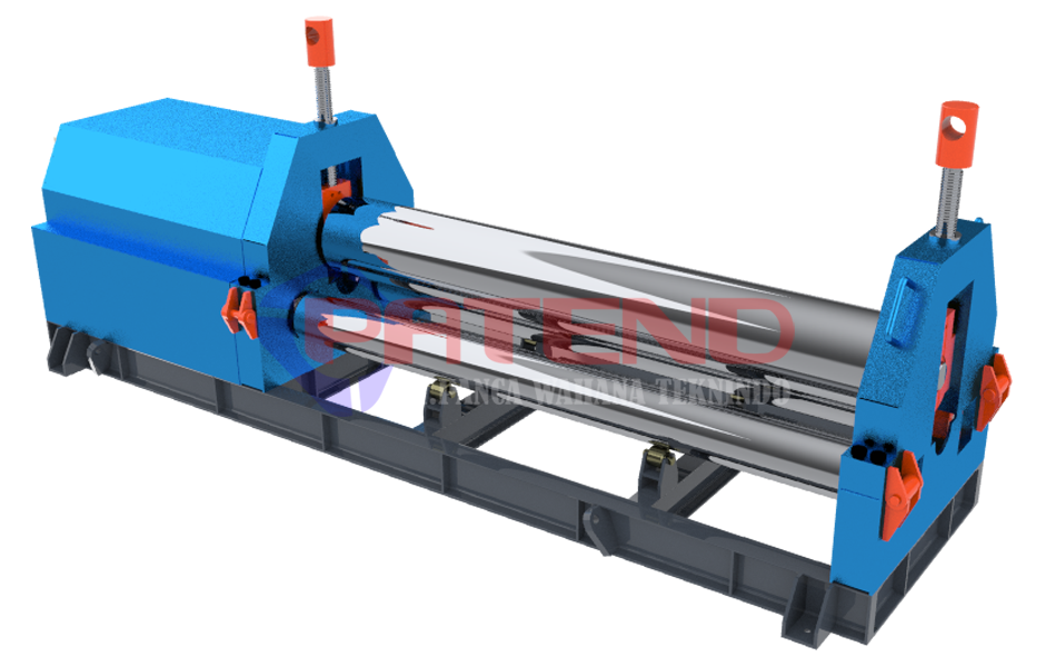 MESIN ROLL PLAT 12 MM L= 2 METER MANUAL