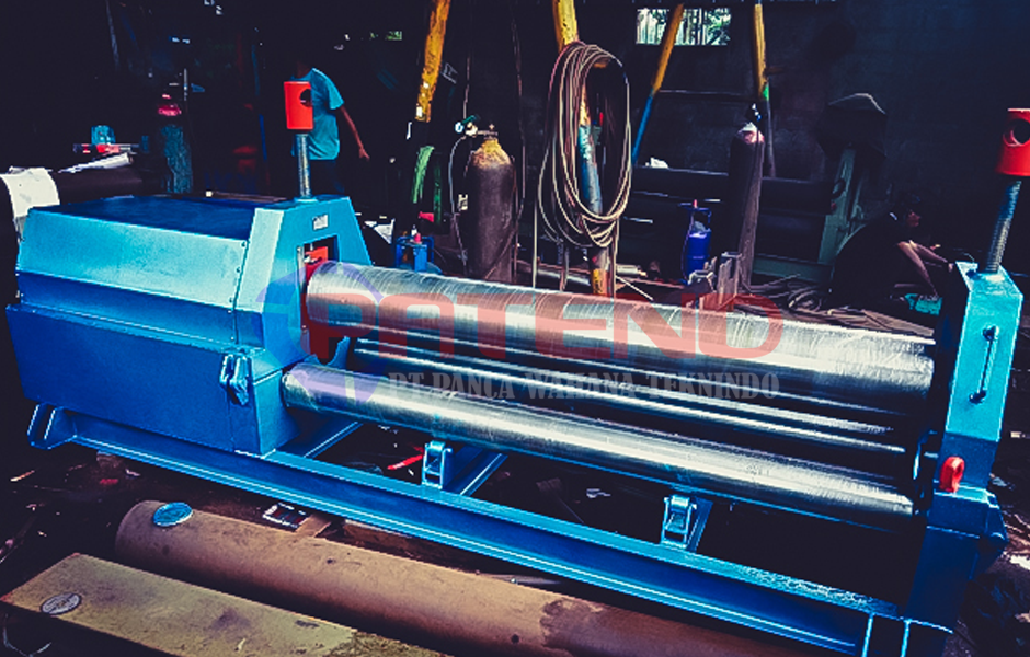 MESIN ROLL PLAT 12 MM L= 2 METER MANUAL