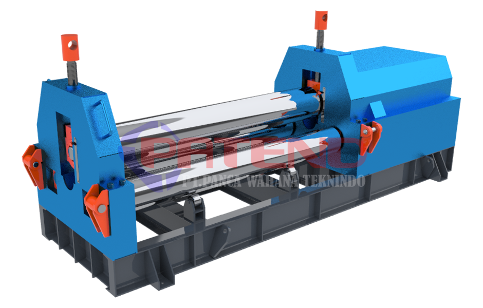MESIN ROLL PLAT 20 MM L= 2 METER MANUAL