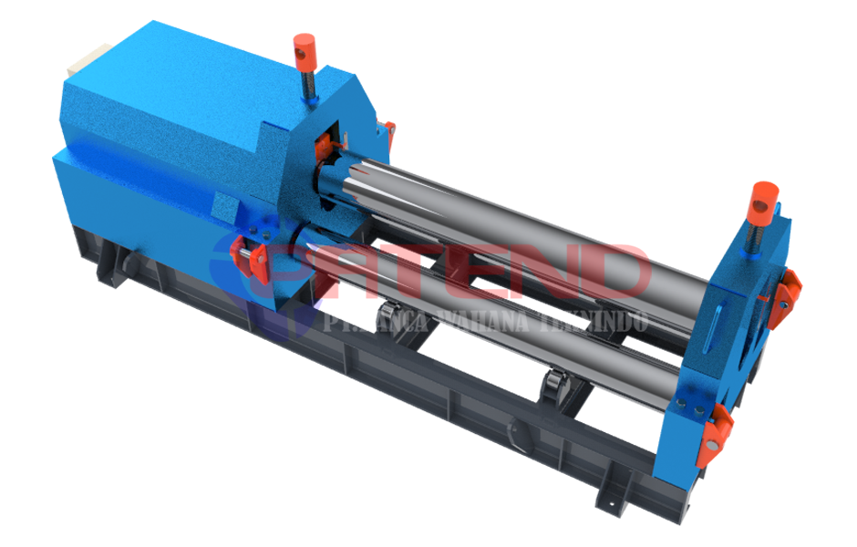 MESIN ROLL PLAT 20 MM L= 2 METER MANUAL