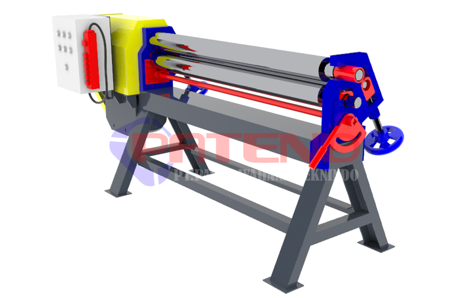 MESIN ROLL PLAT MANUAL 3 mm L=1,3 Meter
