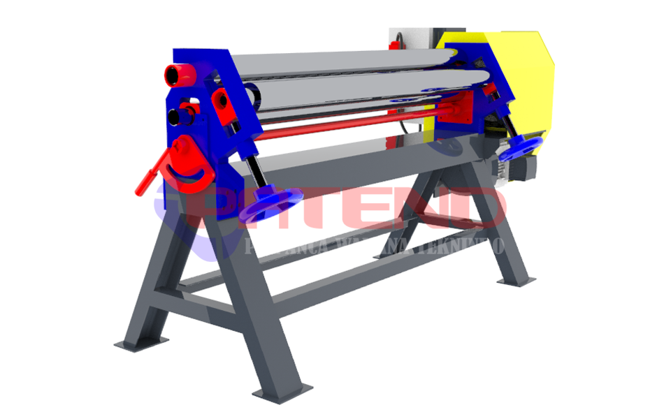 MESIN ROLL PLAT MANUAL 3 mm L=1,3 Meter