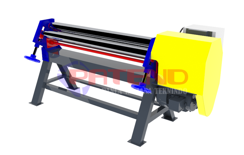 MESIN ROLL PLAT MANUAL 3 mm L=1,3 Meter