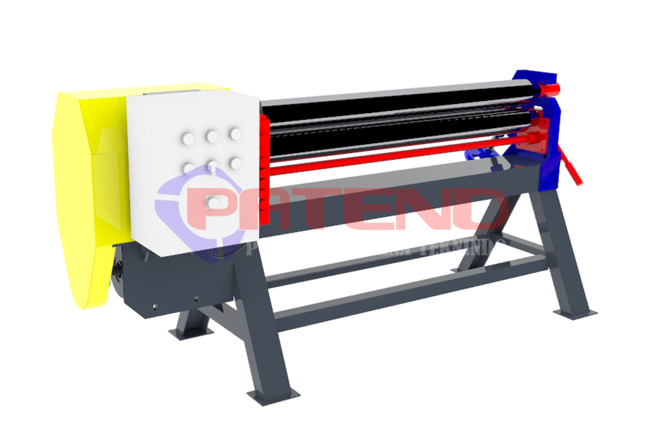 MESIN ROLL PLAT MANUAL 3 mm L=1,3 Meter