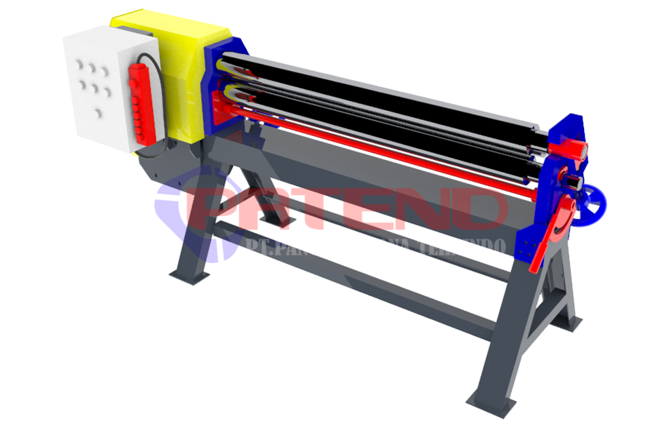 MESIN ROLL PLAT MANUAL 3 mm L=1,3 Meter