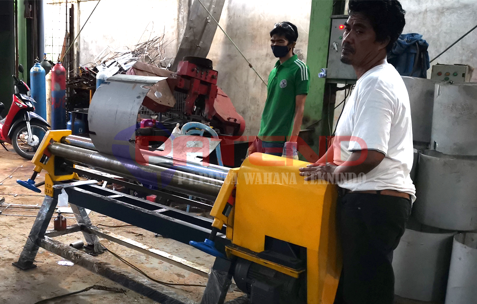 MESIN ROLL PLAT MANUAL 3 mm L=1,3 Meter