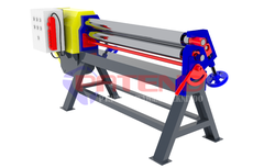 MESIN ROLL PLAT MANUAL 3 mm L=1,3 Meter