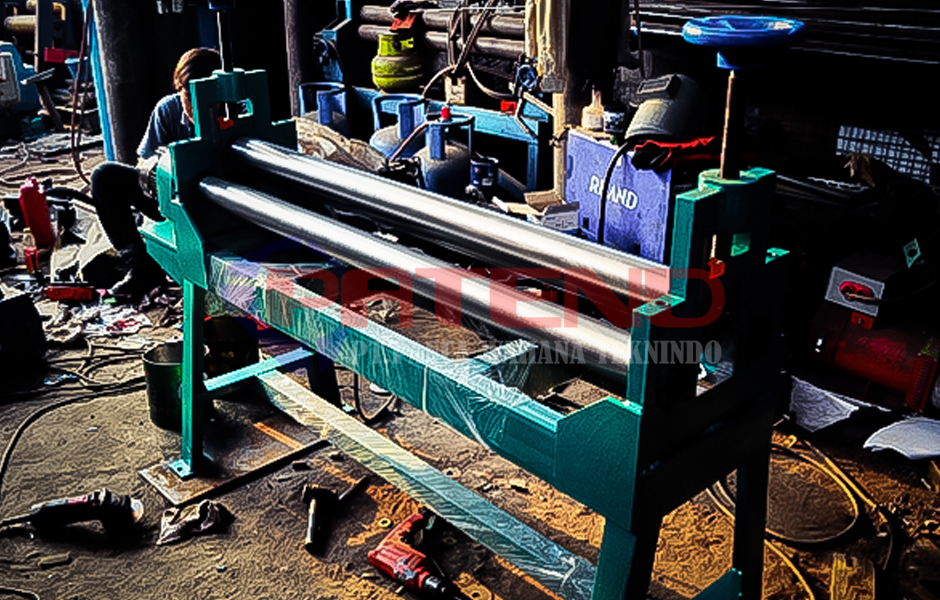 MESIN ROLL PLAT ACP 6 MM L= 1.3 METER MANUAL