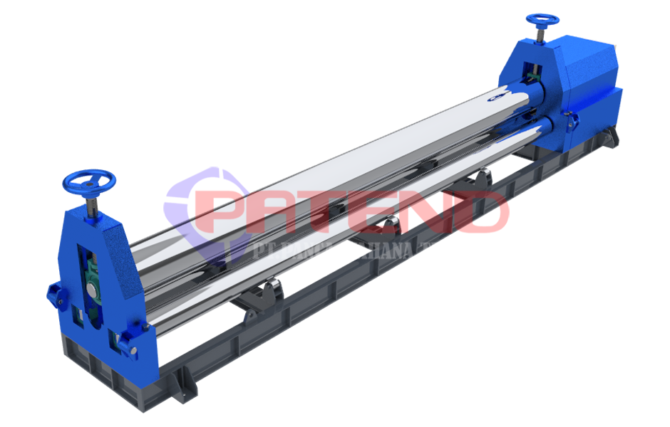 MESIN ROLL PLAT ACP 8 MM L= 4 METER MANUAL