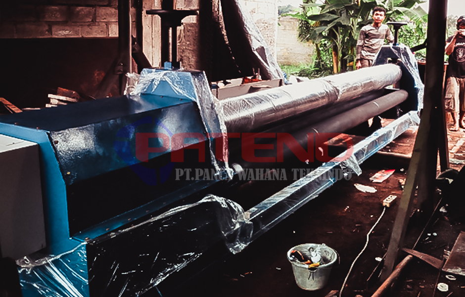 MESIN ROLL PLAT ACP 8 MM L= 4 METER MANUAL