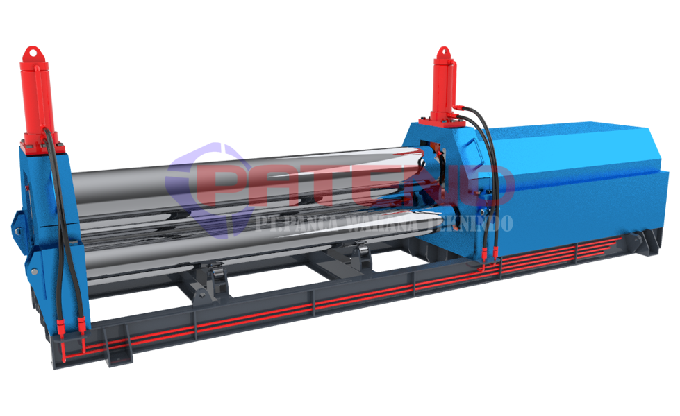 MESIN ROLL PLAT 12 MM L=2 Meter PENEKAN HYDRAULIC MESIN ROLL PLAT 12 MM L=2 Meter PENEKAN HYDRAULIC
