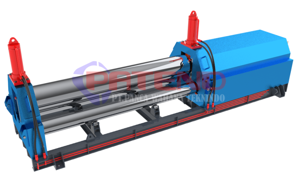 MESIN ROLL PLAT 12 MM L=2 Meter PENEKAN HYDRAULIC MESIN ROLL PLAT 12 MM L=2 Meter PENEKAN HYDRAULIC