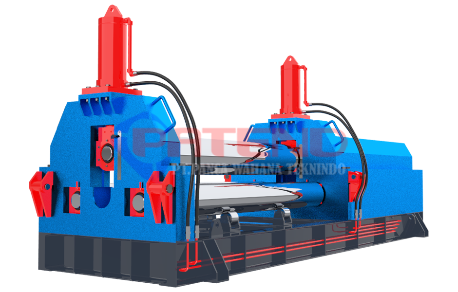 MESIN ROLL PLAT 20 MM L=2 Meter HYDRAULIC