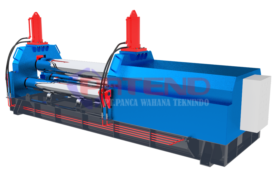 MESIN ROLL PLAT 20 MM L=2 Meter HYDRAULIC