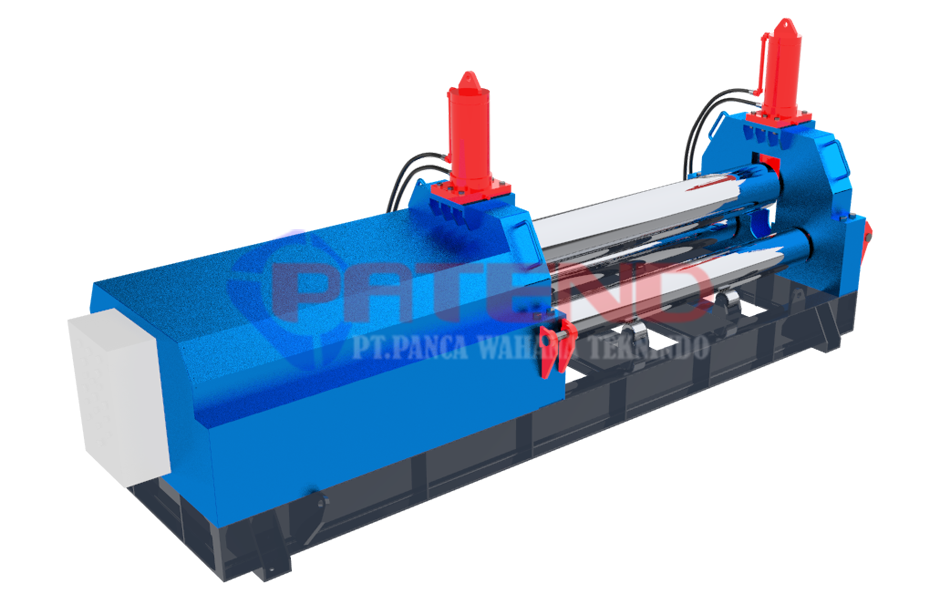 MESIN ROLL PLAT 20 MM L=2 Meter HYDRAULIC