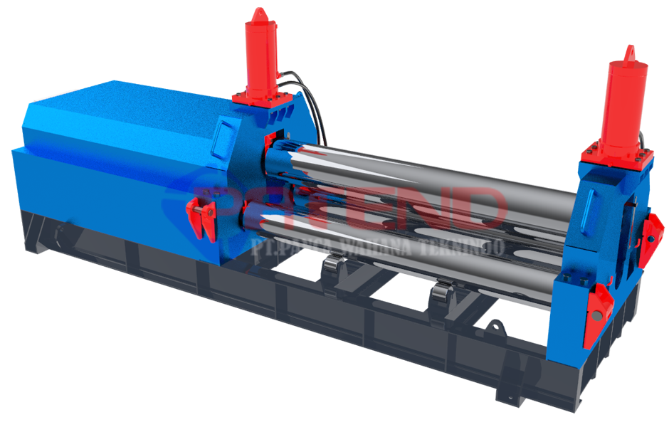 MESIN ROLL PLAT 20 MM L=2 Meter HYDRAULIC