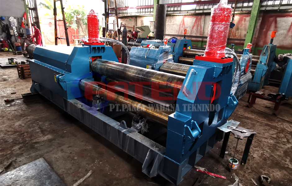 MESIN ROLL PLAT 20 MM L=2 Meter HYDRAULIC