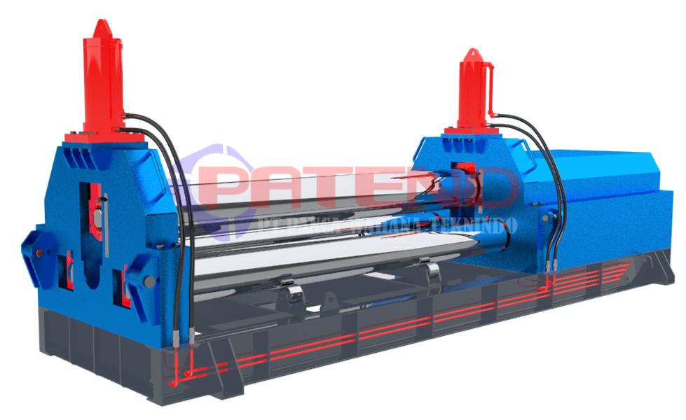 MESIN ROLL PLAT 18 MM L = 2,6 Meter HYDRAULIC