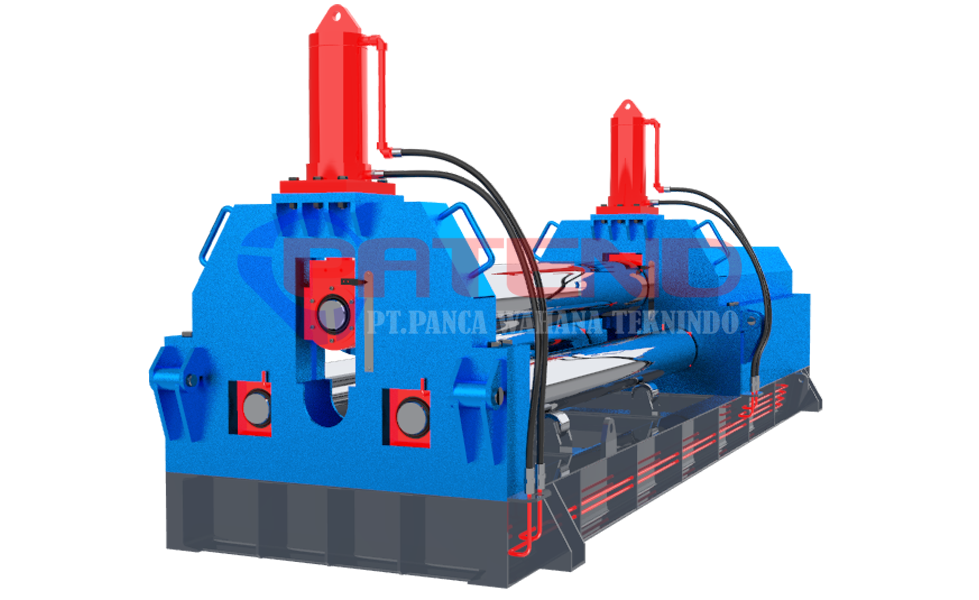MESIN ROLL PLAT 18 MM L = 2,6 Meter HYDRAULIC