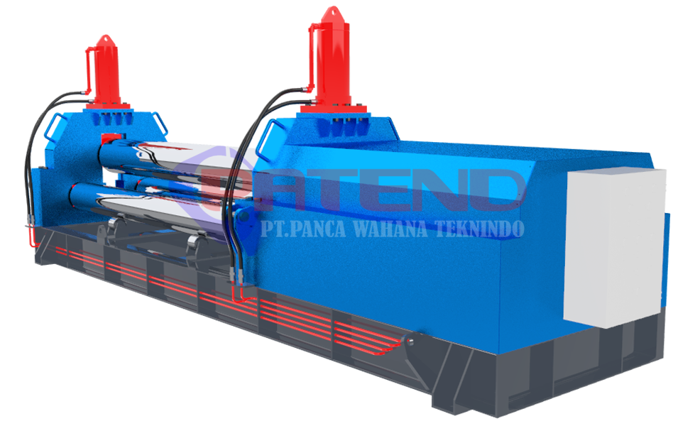 MESIN ROLL PLAT 18 MM L = 2,6 Meter HYDRAULIC