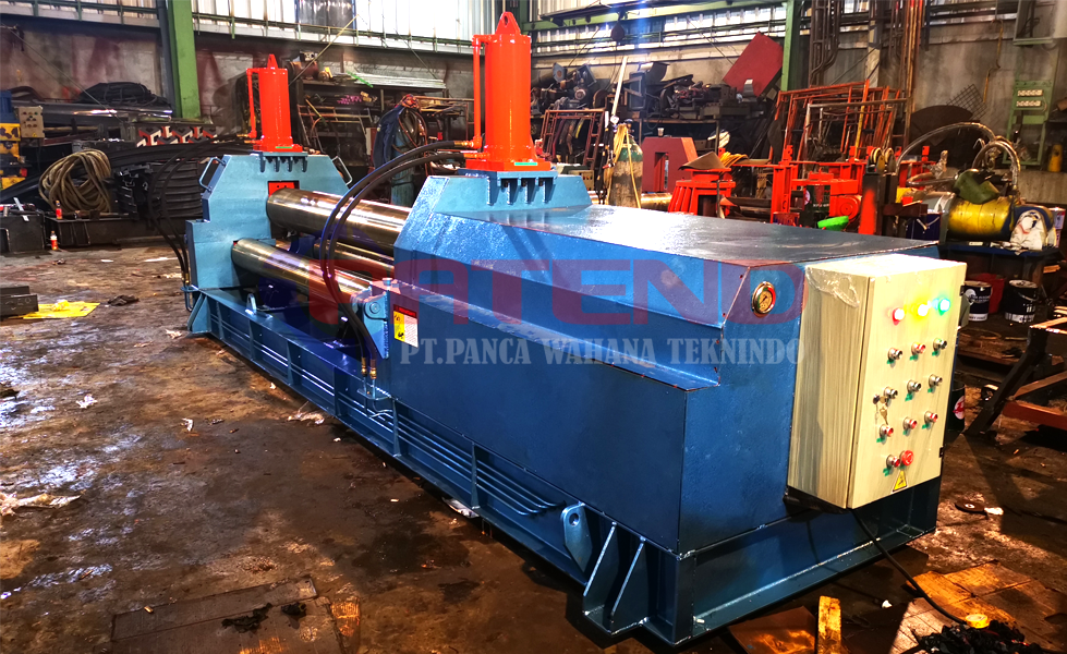 MESIN ROLL PLAT 18 MM L = 2,6 Meter HYDRAULIC