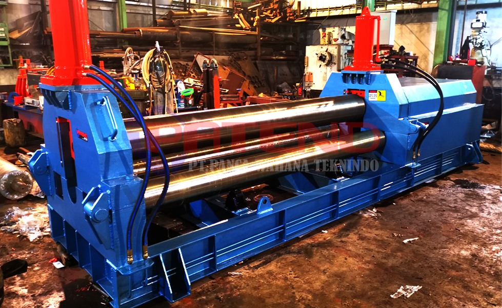 MESIN ROLL PLAT 18 MM L = 2,6 Meter HYDRAULIC