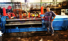 MESIN ROLL PLAT 18 MM L = 2,6 Meter HYDRAULIC