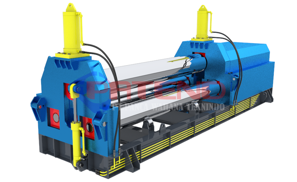 MESIN ROLL PLAT HYDRAULIC 20 MM L=2,6 Meter