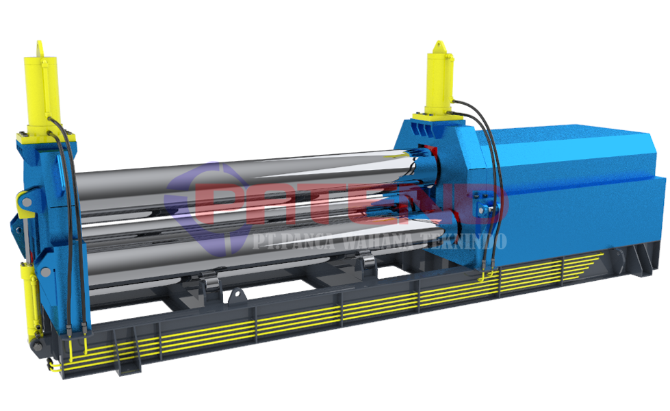MESIN ROLL PLAT HYDRAULIC 20 MM L=2,6 Meter