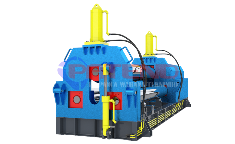 MESIN ROLL PLAT HYDRAULIC 20 MM L=2,6 Meter