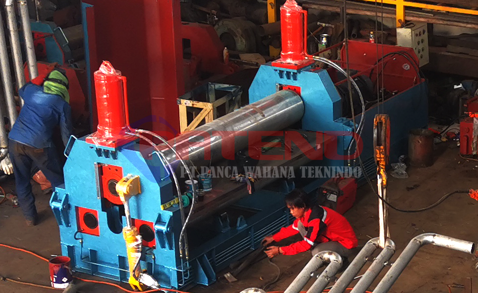 MESIN ROLL PLAT HYDRAULIC 20 MM L=2,6 Meter